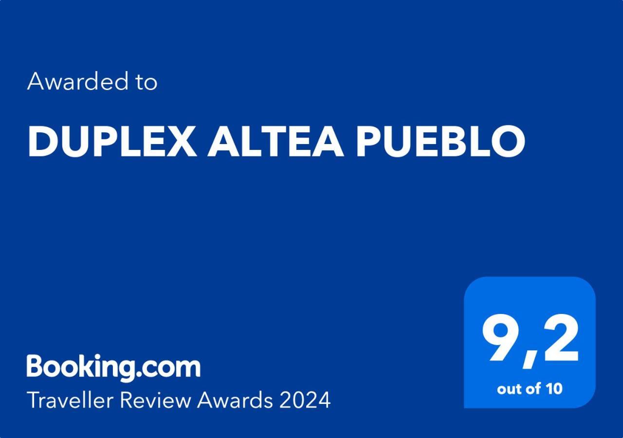 Апартаменты Duplex Altea Pueblo Экстерьер фото